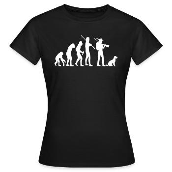 Jägerin Revolution - Frauen T-Shirt - Schwarz - Vorne - AI Model Female 172 dark (172cm)
