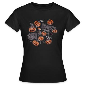 Halloween Core Shirt Gift - Women's T-Shirt - black - Front - AI Model Female 172 dark (172cm)
