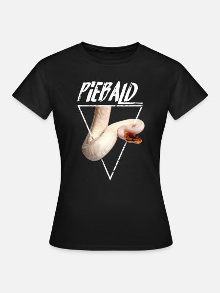 Piebald Ball Python Reptilienpfleger - Frauen T-Shirt - Schwarz