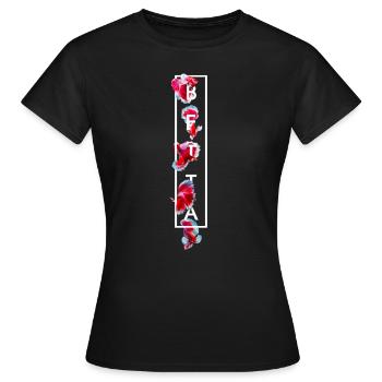 Siamesische Kampffische Betta Fisch Aquarium - Frauen T-Shirt - Schwarz - Vorne - AI Model Female 172 dark (172cm)