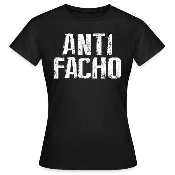 RN Racisme Raciste Révolution Lutte - T-shirt Femme - noir - Devant - AI Model Female 172 dark (172cm)