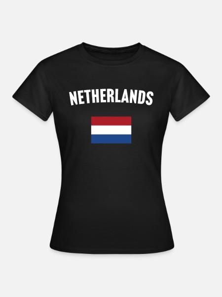 Drapeau néerlandais - T-shirt Femme - noir