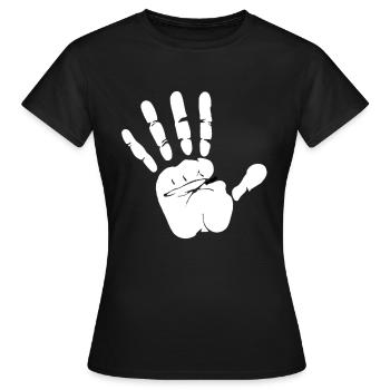 High-Five - Frauen T-Shirt - Schwarz - Vorne - AI Model Female 172 dark (172cm)