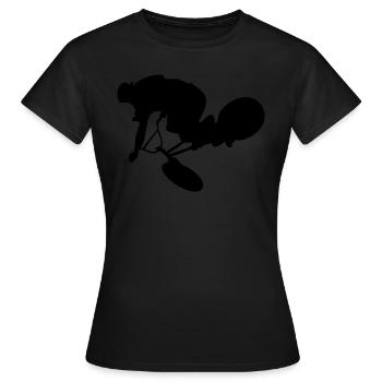 BMX Bmxer - T-shirt Femme - noir - Devant - AI Model Female 172 dark (172cm)