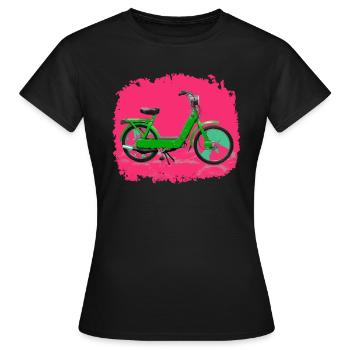Kult Mofa Ciao Italien - Frauen T-Shirt - Schwarz - Vorne - AI Model Female 172 dark (172cm)