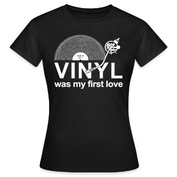 disque vinyle - T-shirt Femme - noir - Devant - AI Model Female 172 dark (172cm)