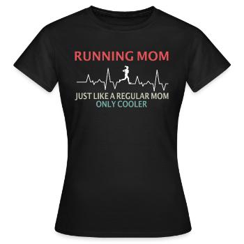 laufen women running geschenkidee - Frauen T-Shirt - Schwarz - Vorne - AI Model Female 172 dark (172cm)