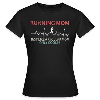 laufen women running geschenkidee - Frauen T-Shirt - Schwarz - Vorne - AI Model Female 172 dark (172cm)