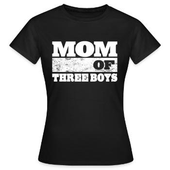 Maman Maman d’une fille Idée cadeau Fête des mères - T-shirt Femme - noir - Devant - AI Model Female 172 dark (172cm)