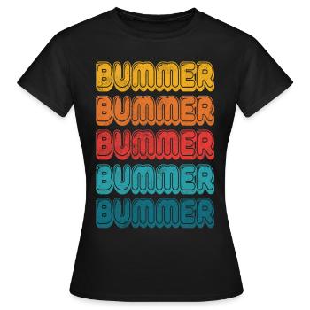 Déception Rétro - T-shirt Femme - noir - Devant - AI Model Female 172 dark (172cm)