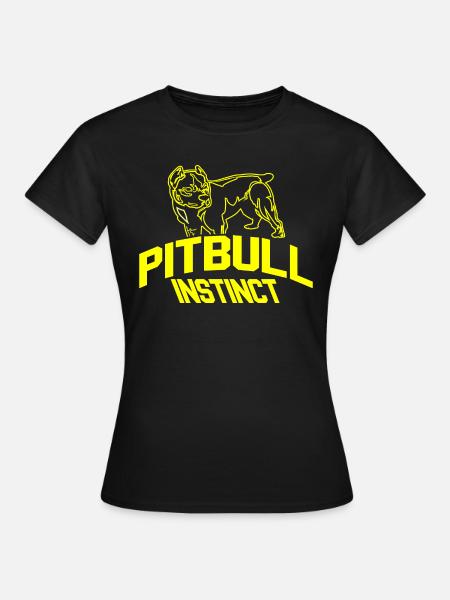 Pitbull-Instinkt - Frauen T-Shirt - Schwarz