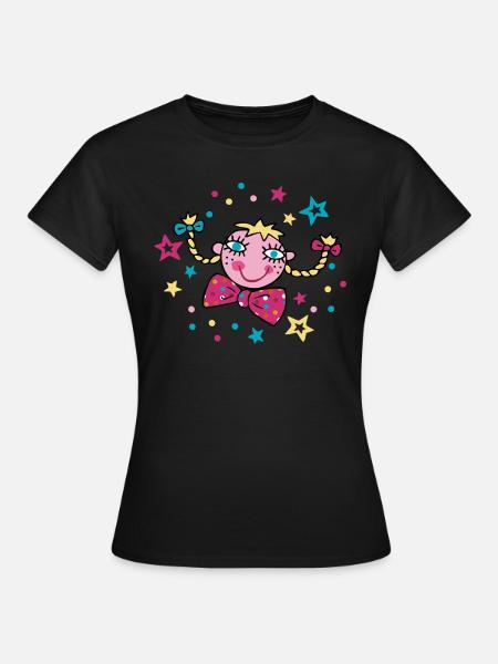 Carnaval Confetti Meisje - Vrouwen T-shirt - zwart