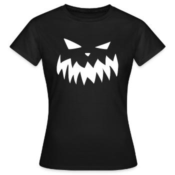 monster, halloween monster, monster costume - Women's T-Shirt - black - Front - AI Model Female 172 dark (172cm)