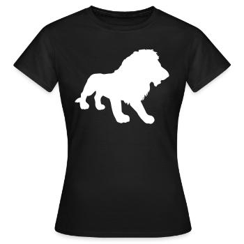 lion - T-shirt Femme - noir - Devant - AI Model Female 172 dark (172cm)
