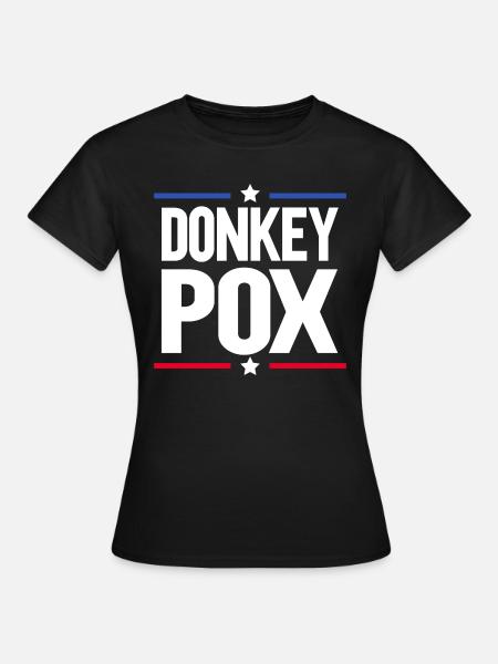 Donkey Pox - Frauen T-Shirt - Schwarz