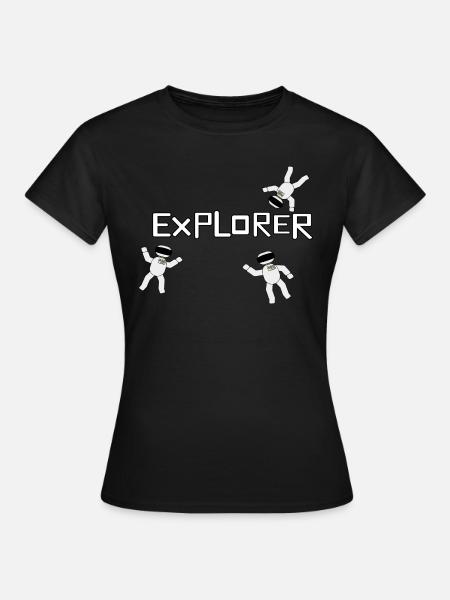 Explorer - Frauen T-Shirt - Schwarz