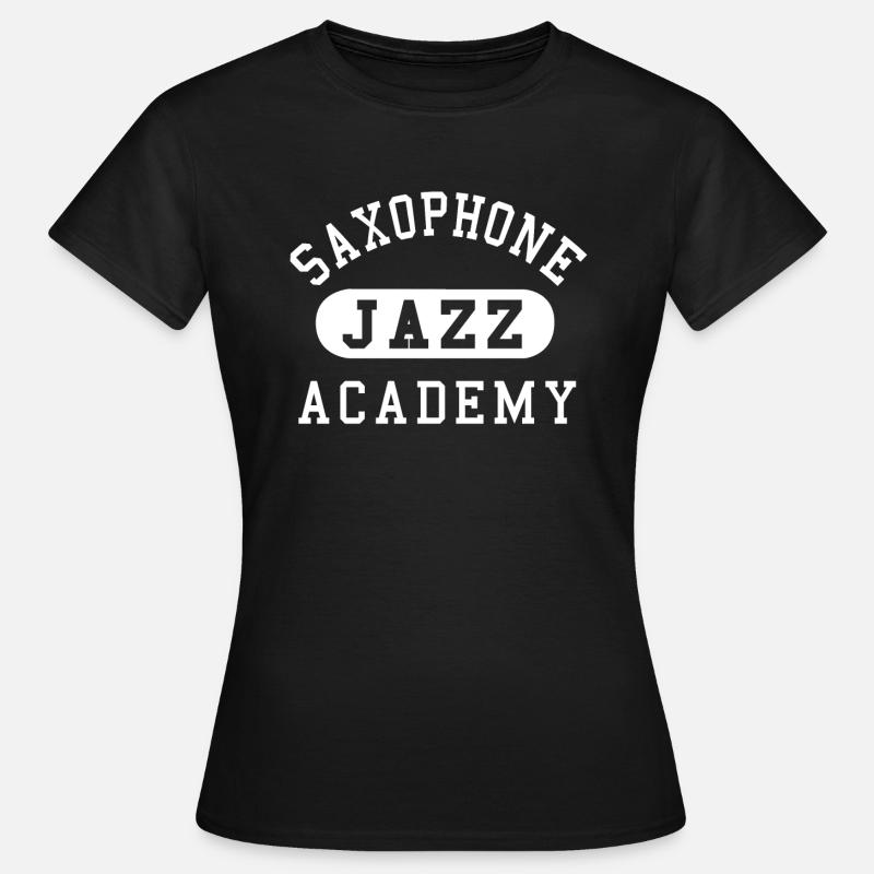 Saxofon Jazz Academy - Dame-T-shirt - sort