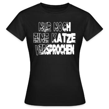 witzig meerkatze geburtstag weihnachten geschenk - Frauen T-Shirt - Schwarz - Vorne - AI Model Female 172 dark (172cm)