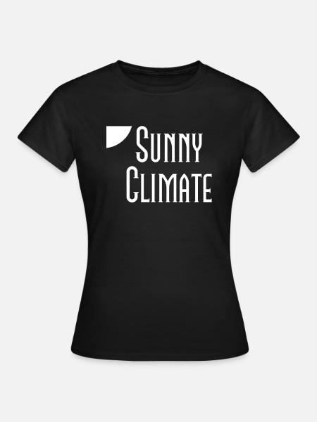 sonniges Klima - Frauen T-Shirt - Schwarz