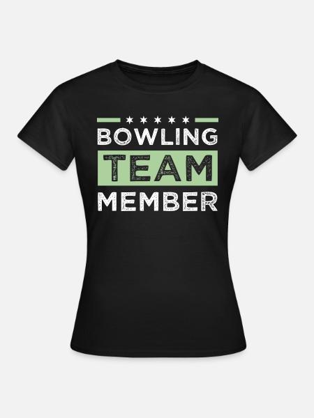 Bowling Team - Frauen T-Shirt - Schwarz