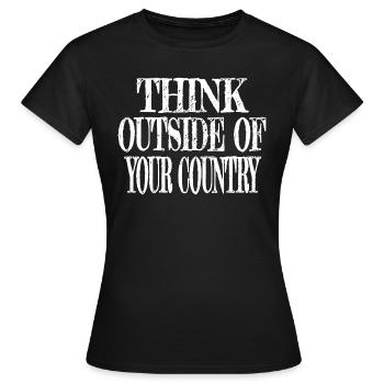 Justice sociale Alien amoureux Internet 60e anniversaire - T-shirt Femme - noir - Devant - AI Model Female 172 dark (172cm)