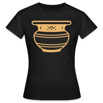 Pottery - Women's T-Shirt - black - Front - AI Model Female 172 dark (172cm)