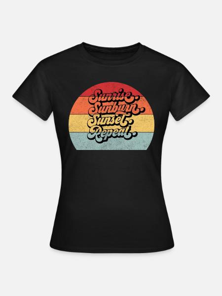 sunrise - Frauen T-Shirt - Schwarz