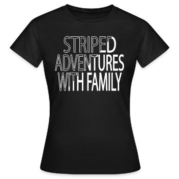 Quote Family Family Activities - Women's T-Shirt - black - Front - AI Model Female 172 dark (172cm)