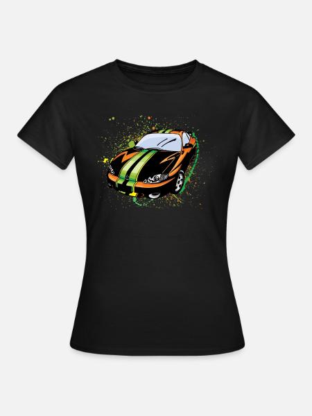 Sport car liner - Women's T-Shirt - black