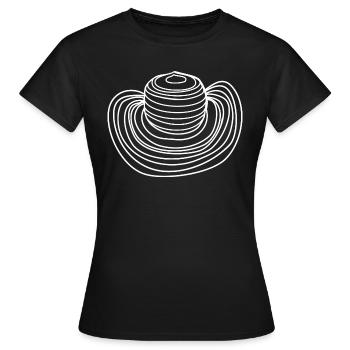 Sombrero Hut - Frauen T-Shirt - Schwarz - Vorne - AI Model Female 172 dark (172cm)