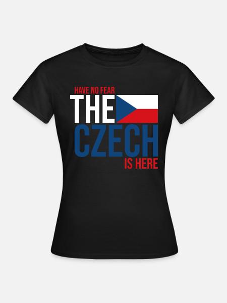 Tschechien Tscheche - Frauen T-Shirt - Schwarz