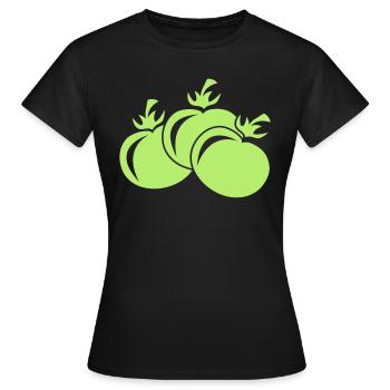 tomates - T-shirt Femme - noir - Devant - AI Model Female 172 dark (172cm)