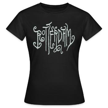 Rotterdam - Women's T-Shirt - black - Front - AI Model Female 172 dark (172cm)
