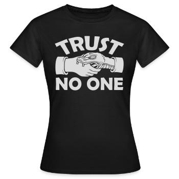 ne faites confiance à personne pour ne citer - T-shirt Femme - noir - Devant - AI Model Female 172 dark (172cm)
