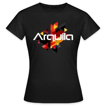 Adler Hawk ARQUILA Allemagne - T-shirt Femme - noir - Devant - AI Model Female 172 dark (172cm)