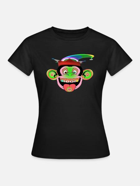 Karneval im Affenzoo - Frauen T-Shirt - Schwarz