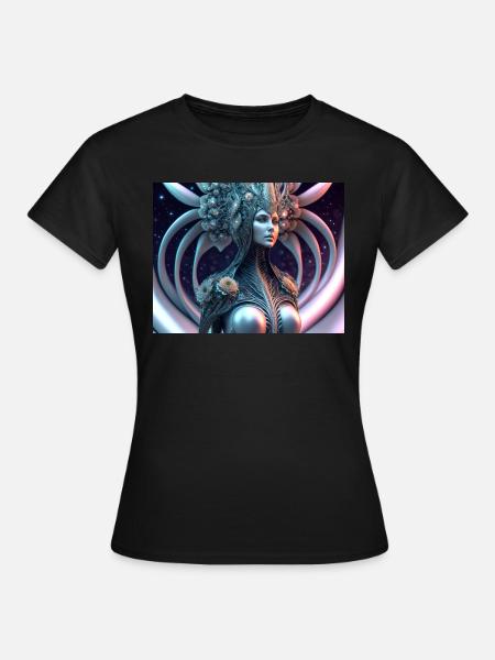 Giger Königin - Frauen T-Shirt - Schwarz