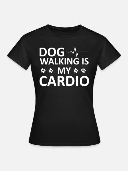 Dog Hund - Frauen T-Shirt - Schwarz