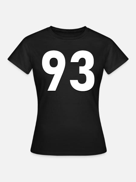 93 - Frauen T-Shirt - Schwarz
