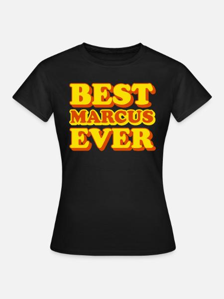 Marcus Vorname, lustiges Geschenk - Frauen T-Shirt - Schwarz
