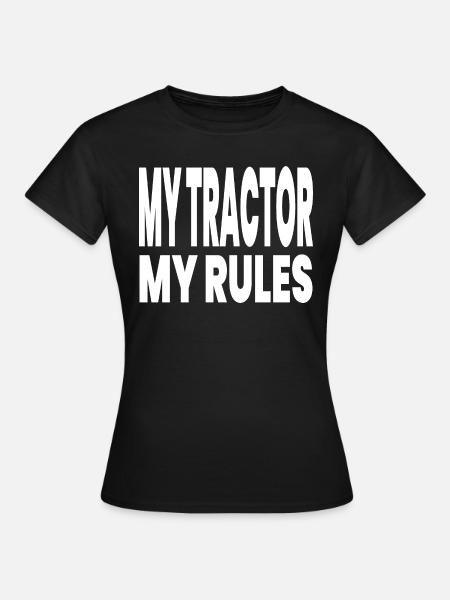Traktor - Frauen T-Shirt - Schwarz