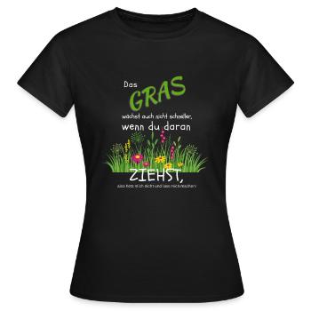 Don't rush me - Women's T-Shirt - black - Front - AI Model Female 172 dark (172cm)