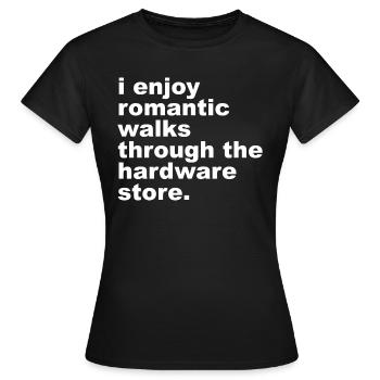 Lustiges Papa Opa Handwerker Hardware Store Tools - Frauen T-Shirt - Schwarz - Vorne - AI Model Female 172 dark (172cm)