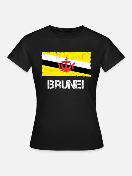 Brunei - Frauen T-Shirt - Schwarz