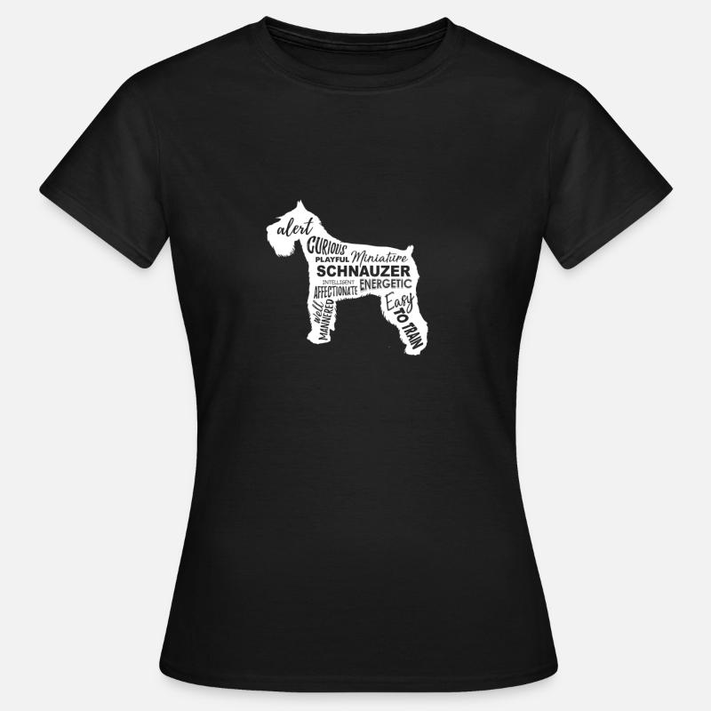 schnauzer - Women's T-Shirt - black
