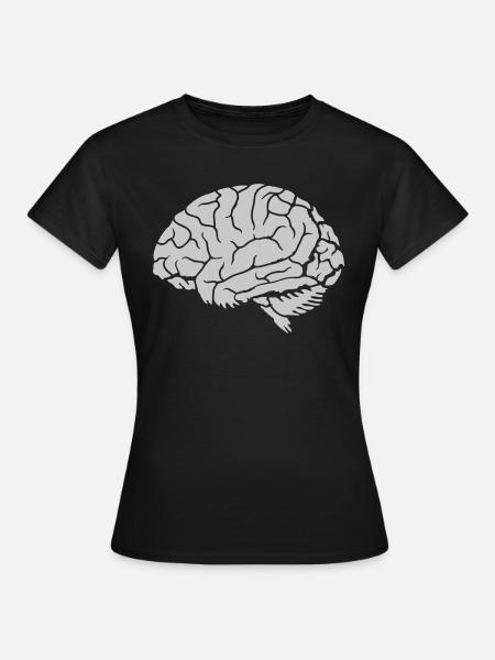 Organ Anatomie Gehirn - Frauen T-Shirt - Schwarz