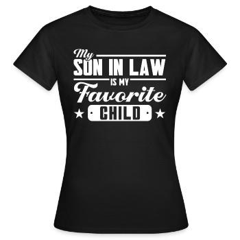 Gendre gendre - T-shirt Femme - noir - Devant - AI Model Female 172 dark (172cm)