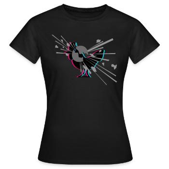 KENNR1CH POULET GRENADE MERCH - T-shirt Femme - noir - Devant - AI Model Female 172 dark (172cm)