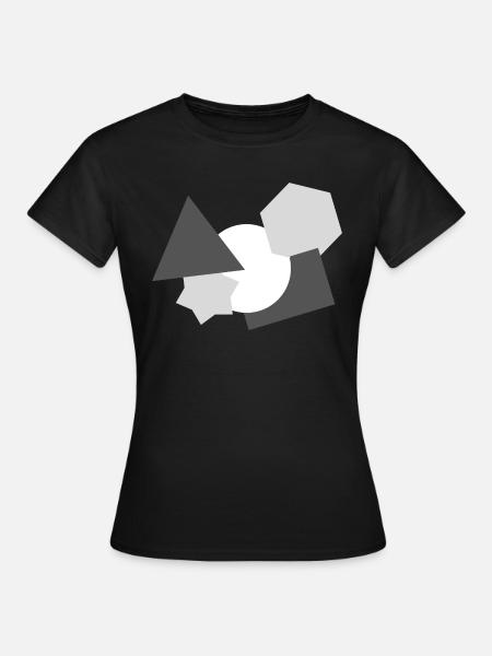 Formen - Frauen T-Shirt - Schwarz