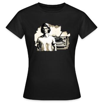Nicht loslassen - Frauen T-Shirt - Schwarz - Vorne - AI Model Female 172 dark (172cm)